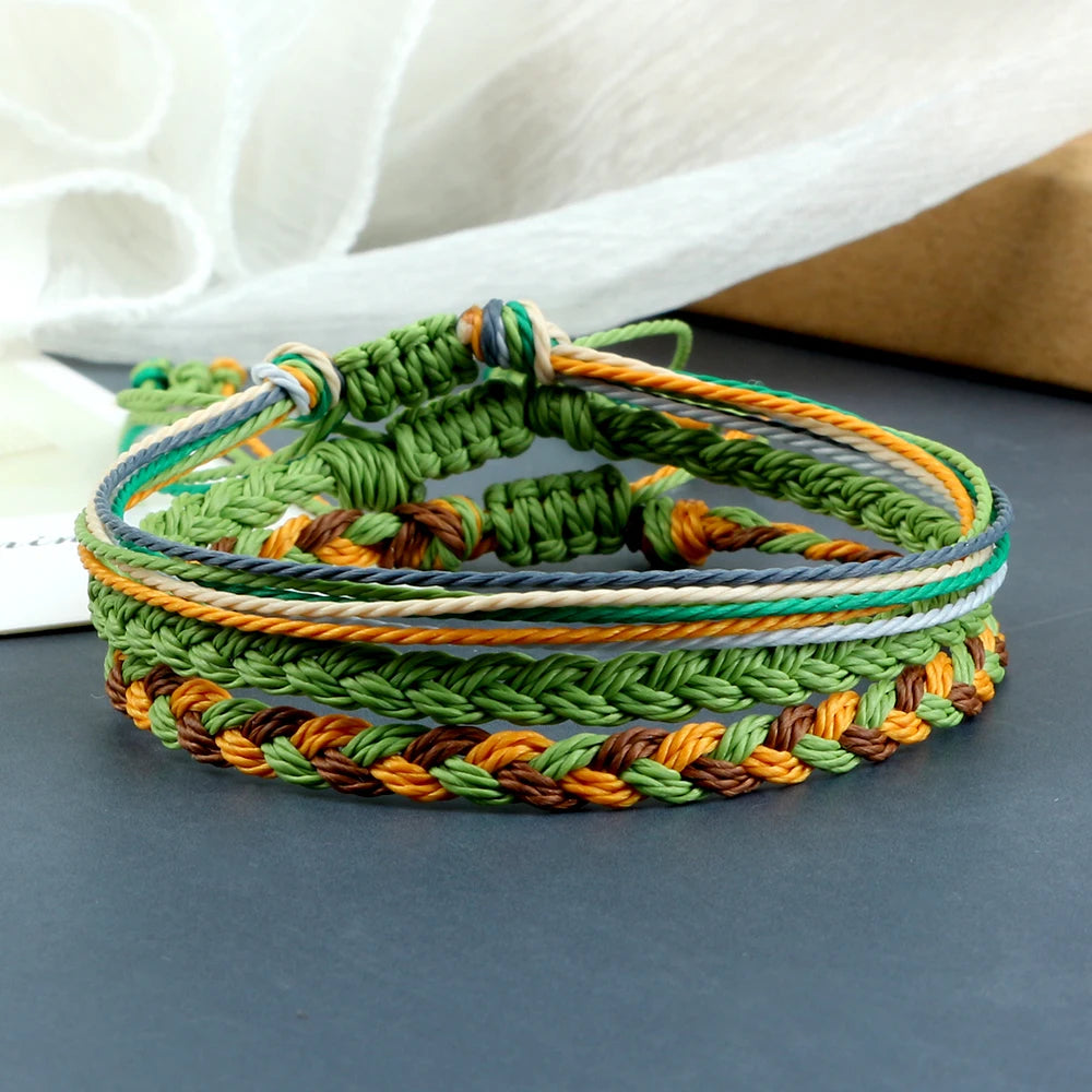 Multi Color Tibetan Buddhist Bracelet