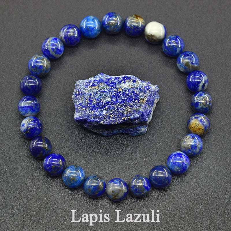 Original Reiki Blue Apatite Beads Bracelets