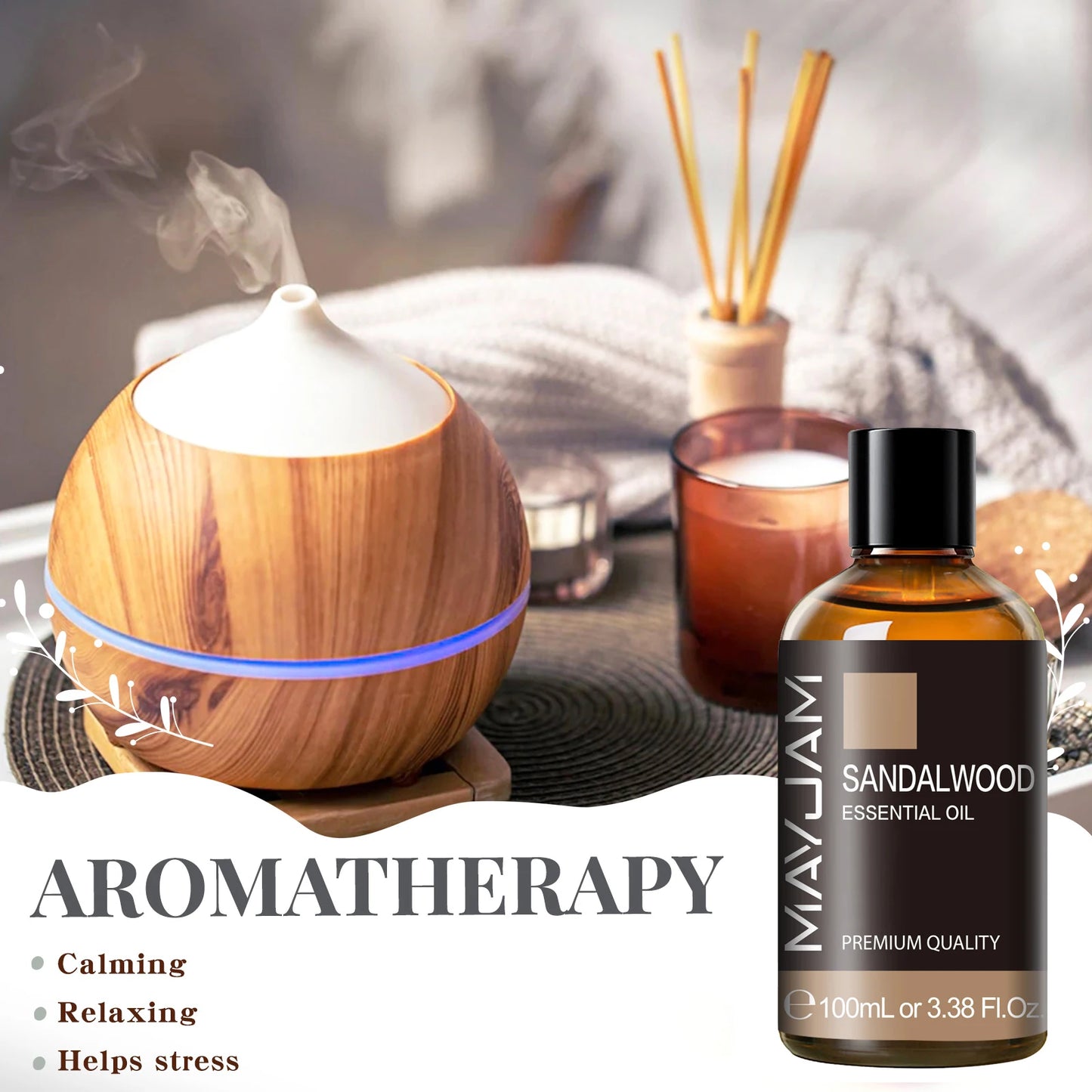 Sandalwood Lavender Eucalyptus Vanilla Aroma Oil